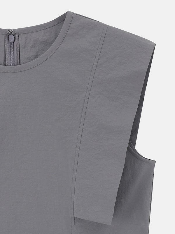 ハイストレッチナイロンフレアワンピース