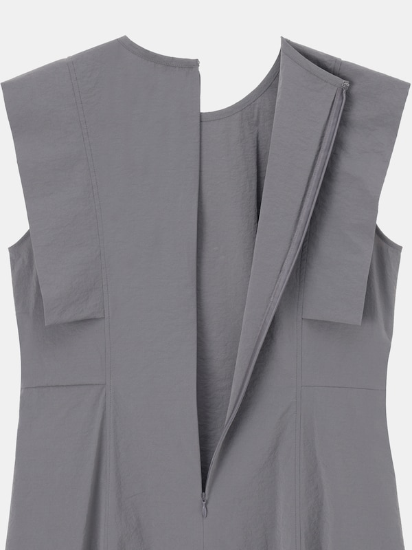 ハイストレッチナイロンフレアワンピース