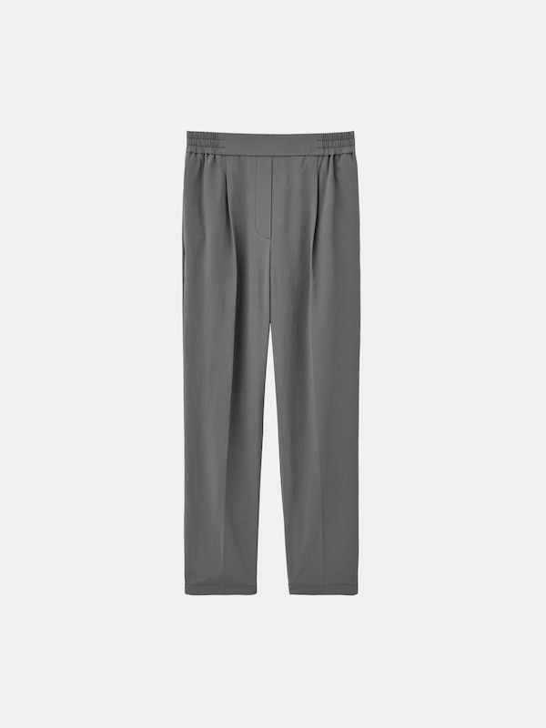 ストレッチナイロンイージーテーパードパンツ（UVカット/接触冷感/撥水）