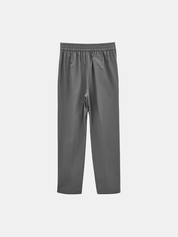 ストレッチナイロンイージーテーパードパンツ（UVカット/接触冷感/撥水）