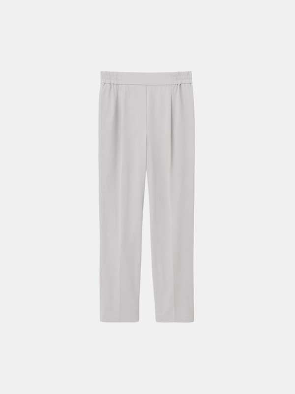 ストレッチナイロンイージーテーパードパンツ（UVカット/接触冷感/撥水）