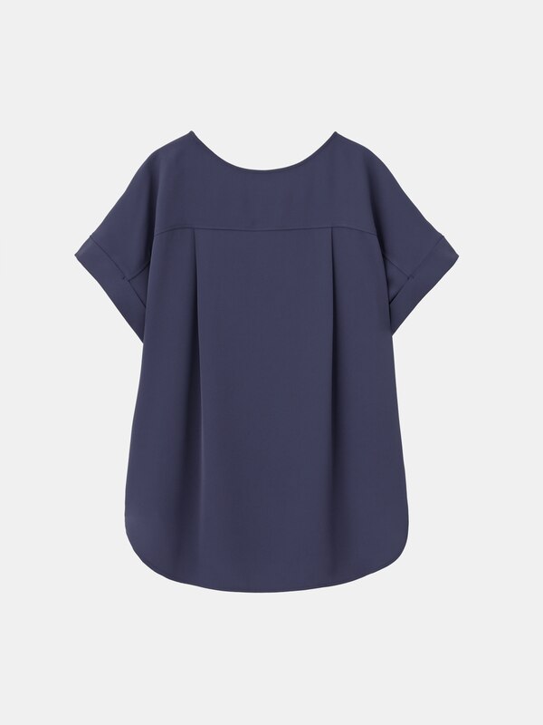 ダブルカフスTブラウス（半袖）