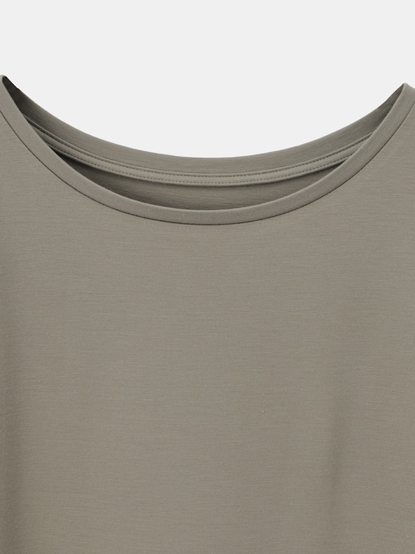 プリーツドッキングジャージワンピース（半袖）