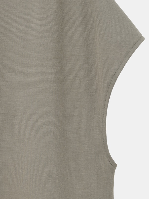 プリーツドッキングジャージワンピース（半袖）