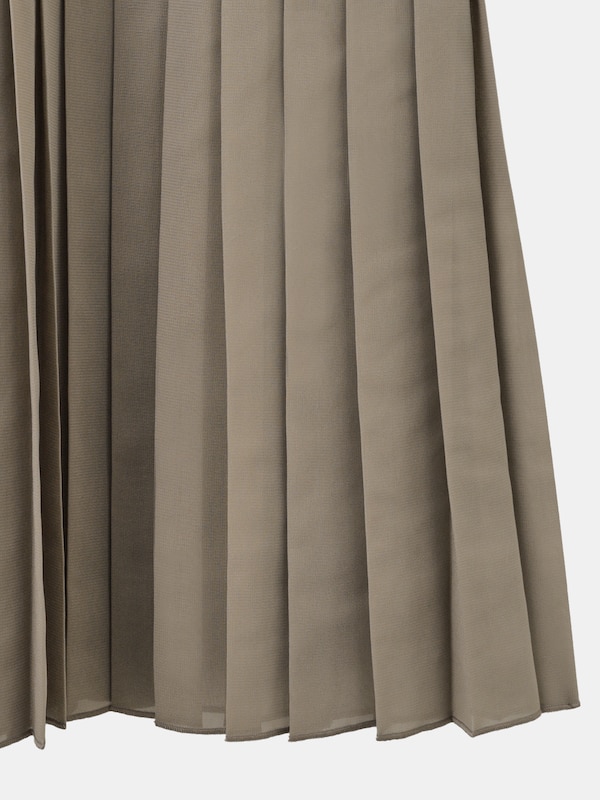 プリーツドッキングジャージワンピース（半袖）