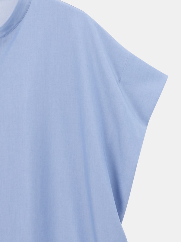 ストレッチツイルバンドカラーシャツ