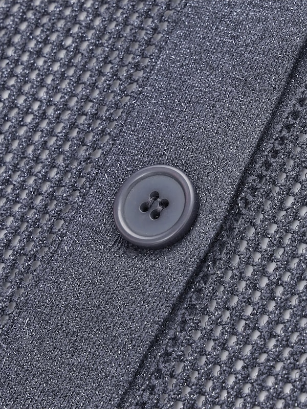 ラメメッシュVネックカーディガン（長袖）