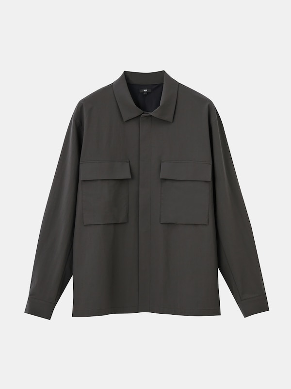 テックストレッチシャツジャケット（長袖）