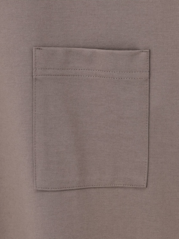 ストレッチコットンブレンドポケットTシャツ（長袖）