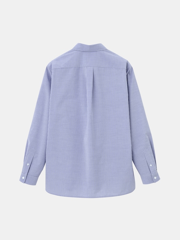 キュプラブレンドレギュラーカラーシャツ（長袖）