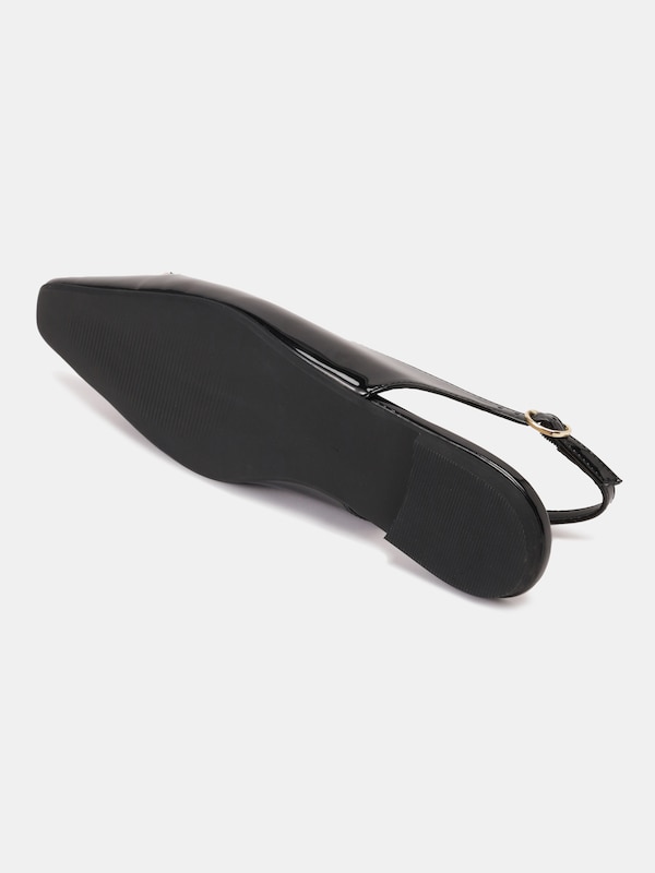 メタルパーツスリングバックシューズ