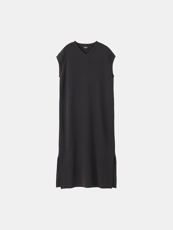 ハイツイストコットンニットワンピース（半袖）