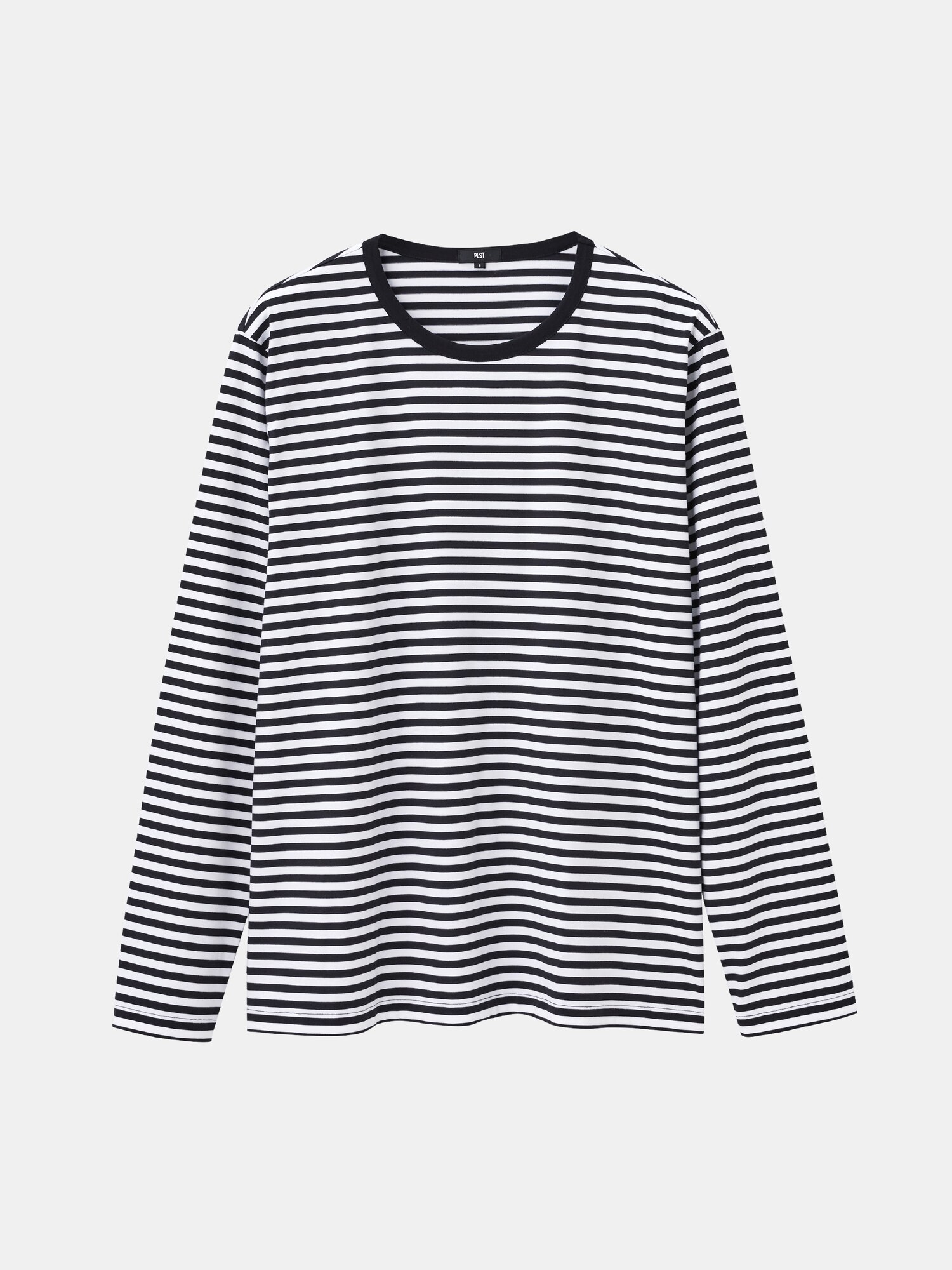 プラステ　シルキーコットンクルーネックTシャツ　黒・白セット PLST(プラステ)公式 | シルキーコットンクルーネックTシャツ（半袖