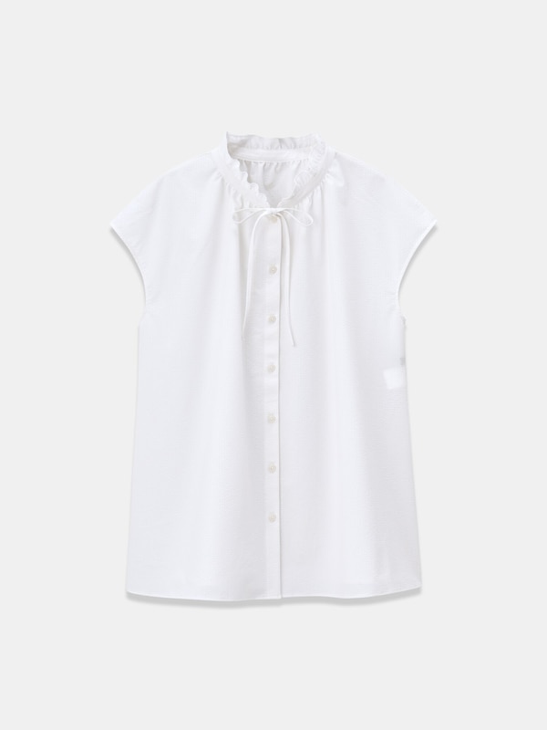 PLST(プラステ)公式 | サッカーストライプギャザーブラウス（半袖） 