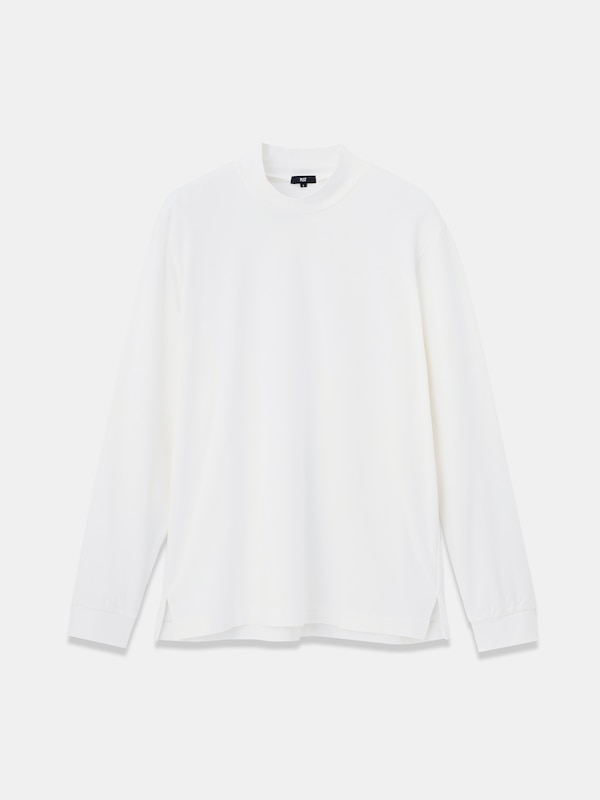 ストレッチポンチモックネックTシャツ（長袖）