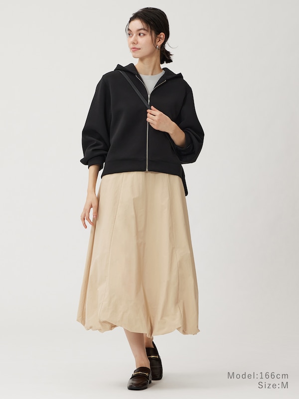 ライトバルーンジップアップパーカー