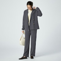 PLST(プラステ)公式 | レーヨンブレンドニットダブルジャケット 124303009 