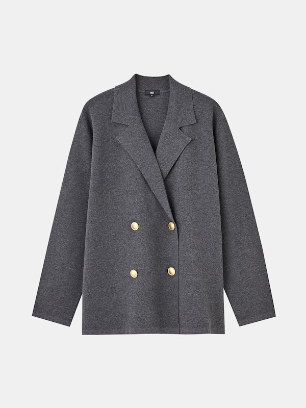 PLST(プラステ)公式 | レーヨンブレンドニットダブルジャケット 124303009 