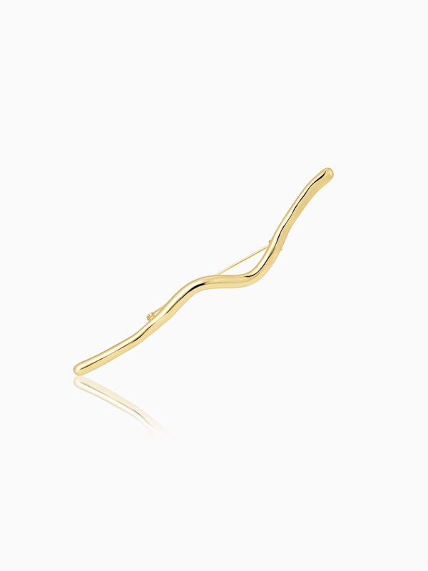 メタルモチーフブローチ