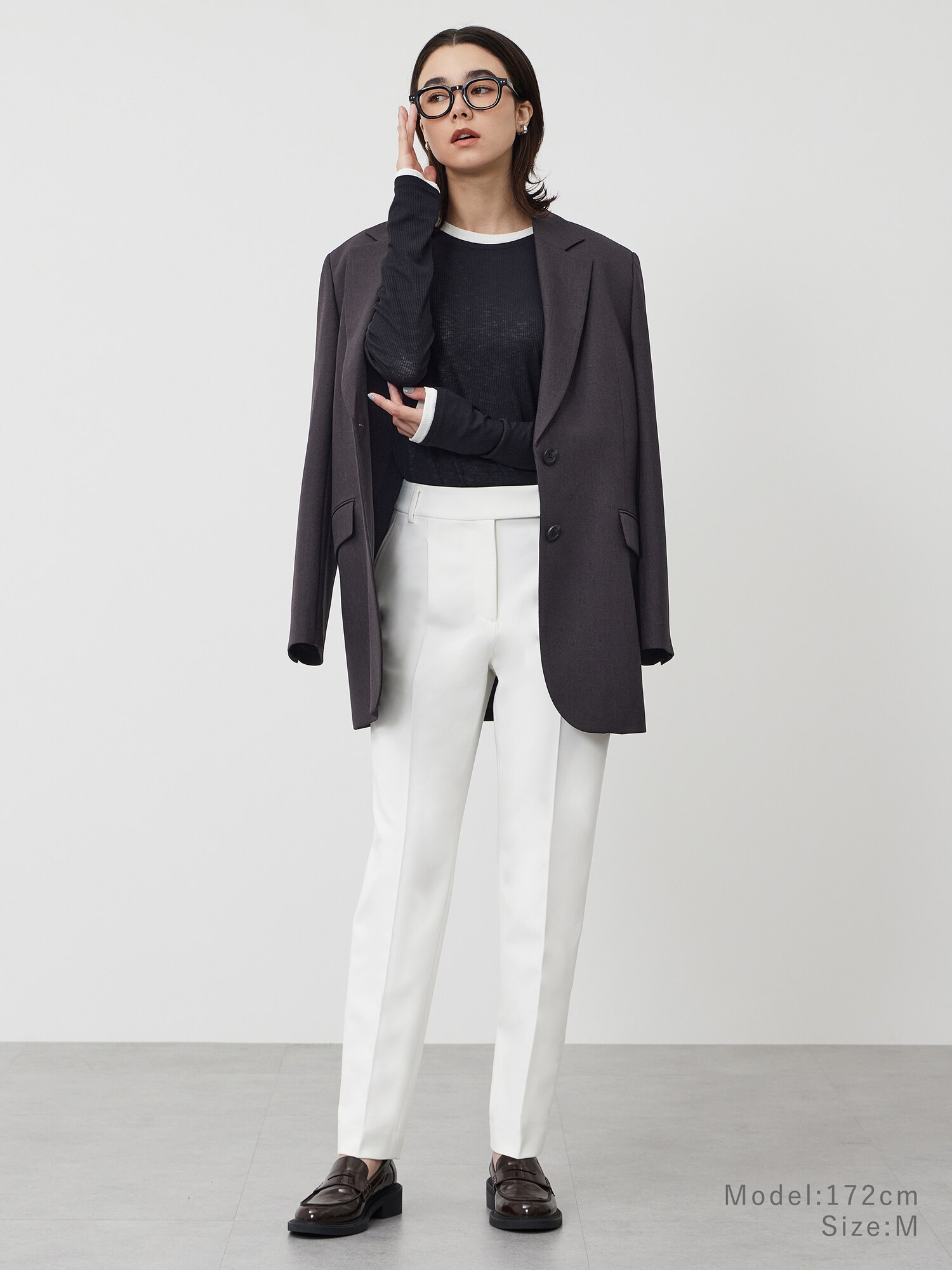 PLST(プラステ)公式 | 【丈長め】テーパードパンツ（ウォームリザーブ）