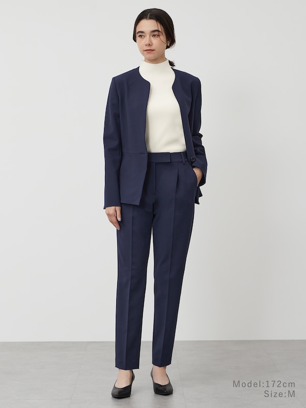 【丈長め】テーパードパンツ（ウォームリザーブ）