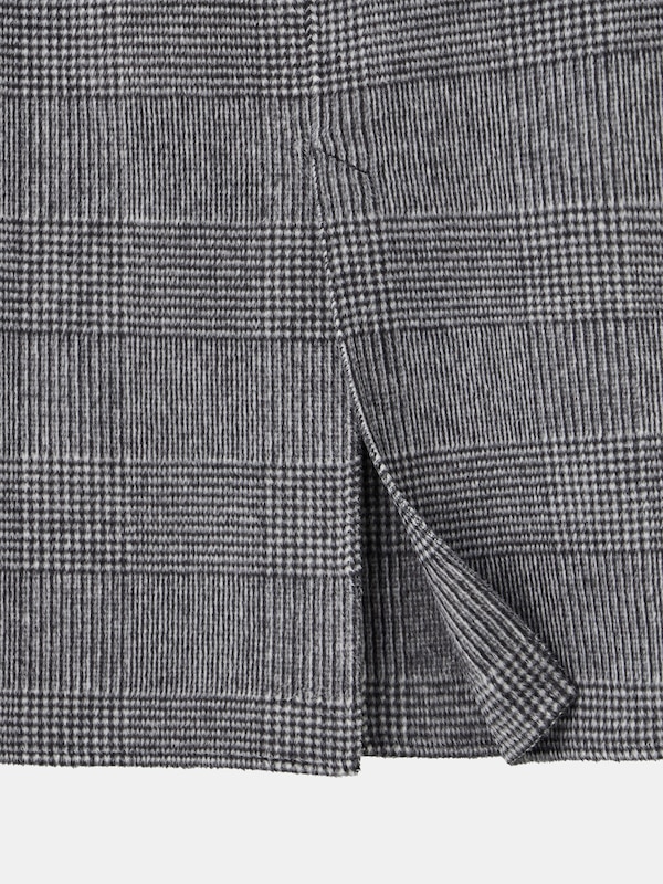 ウールブレンドリバーナロースカート