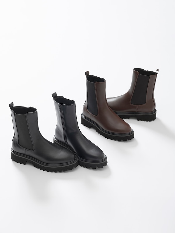 プラットフォームサイドゴアブーツ