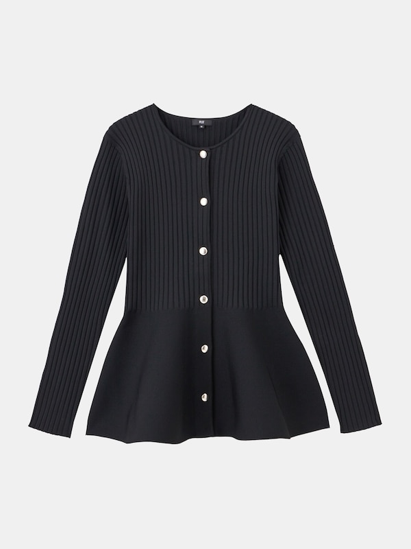 PLST(プラステ)公式 | ホールガーメント®ペプラムカーディガン 