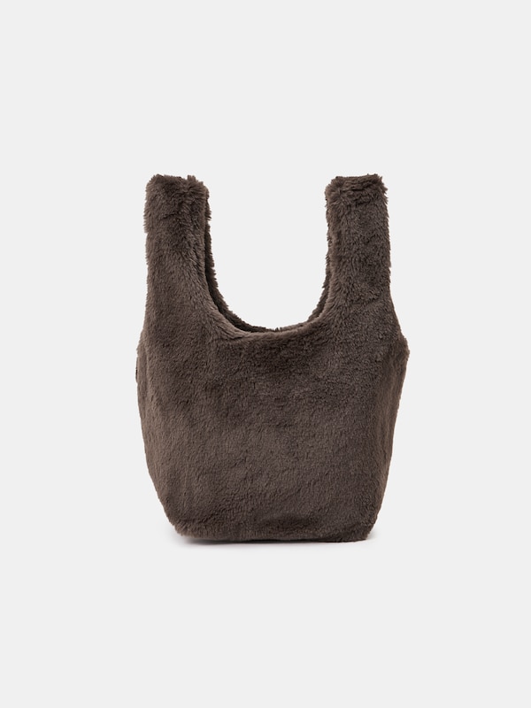 フェイクファーハンドバッグ