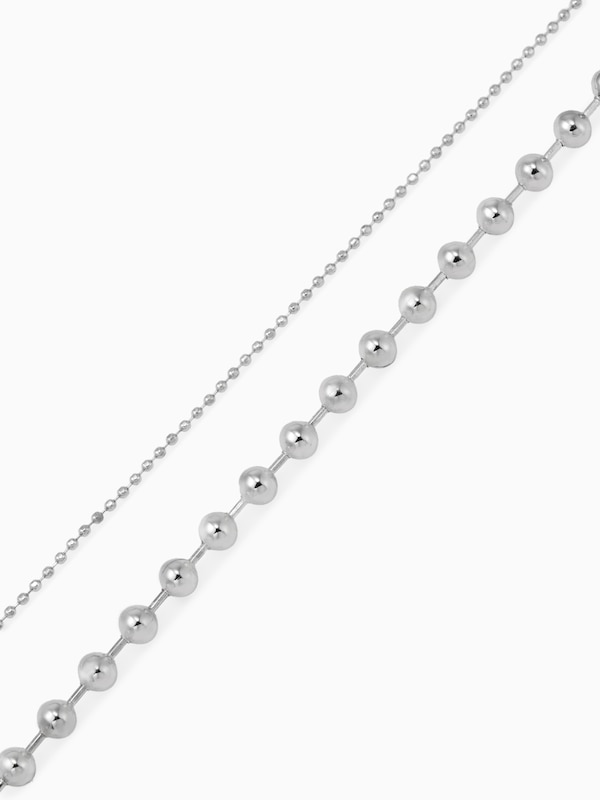 ボールチェーンネックレス
