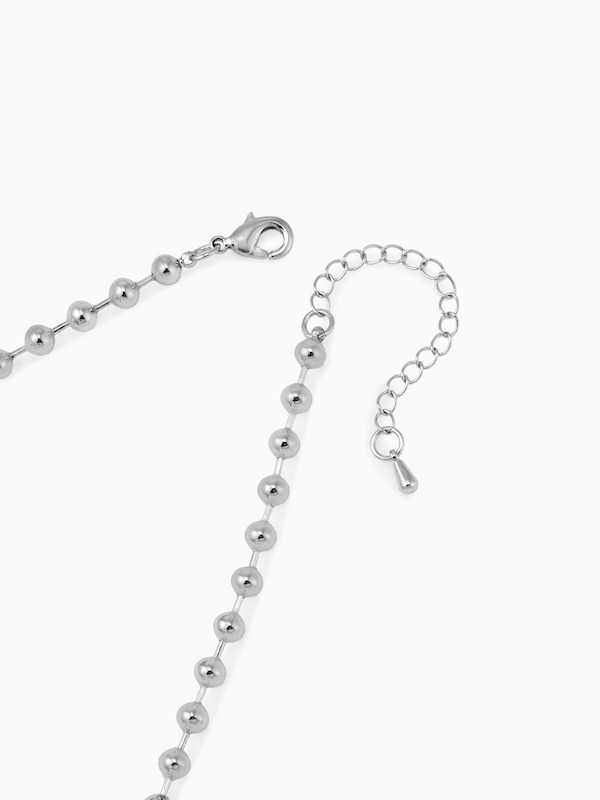 ボールチェーンネックレス