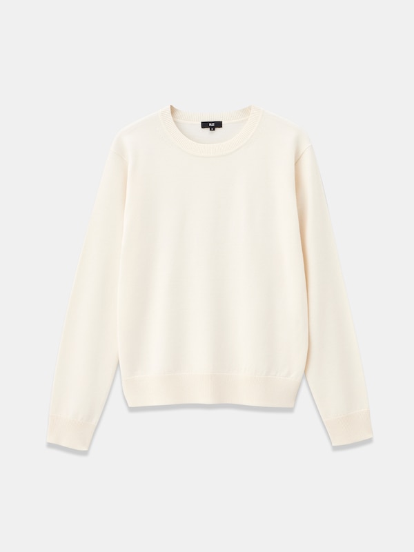 2024年モデル エクストラファインメリノウールブレンドクルーネックセーター