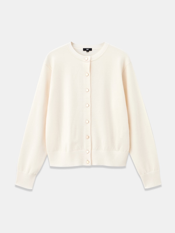 2024年モデル エクストラファインメリノウールブレンドメタルボタンカーディガン