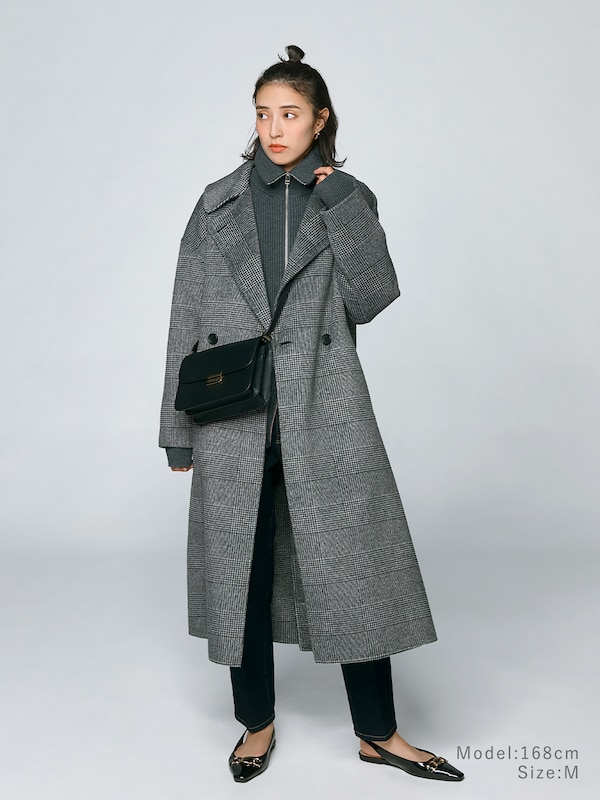 PLST(プラステ)公式 | ウールブレンドリバーロングコート 