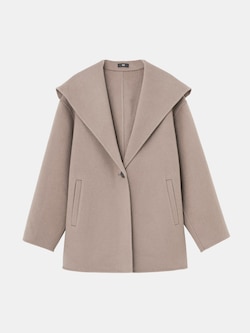 2024年モデル ウールブレンドリバーフーディーコート