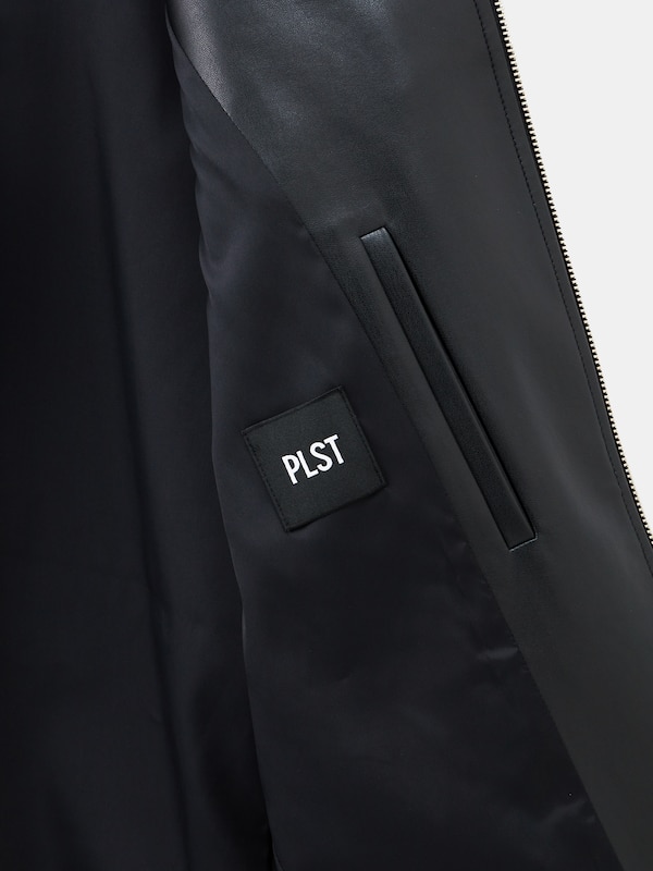 フェイクレザーライダースジャケット