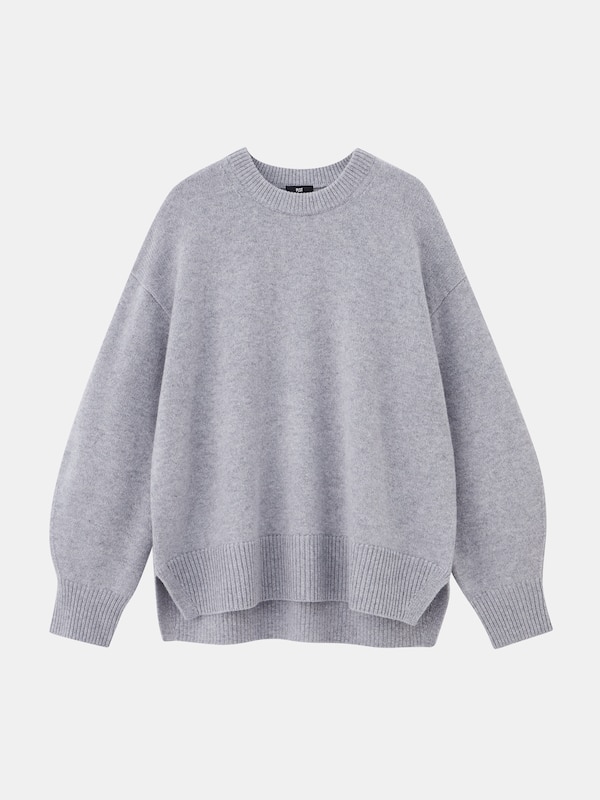 2024年モデル エクストラファインメリノウールミドルゲージクルーネックセーター