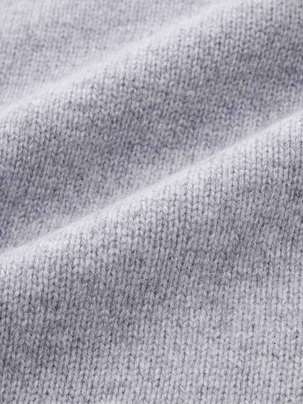 2024年モデル エクストラファインメリノウールミドルゲージクルーネックセーター