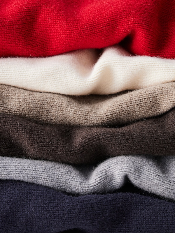 2024年モデル エクストラファインメリノウールミドルゲージタートルネックセーター