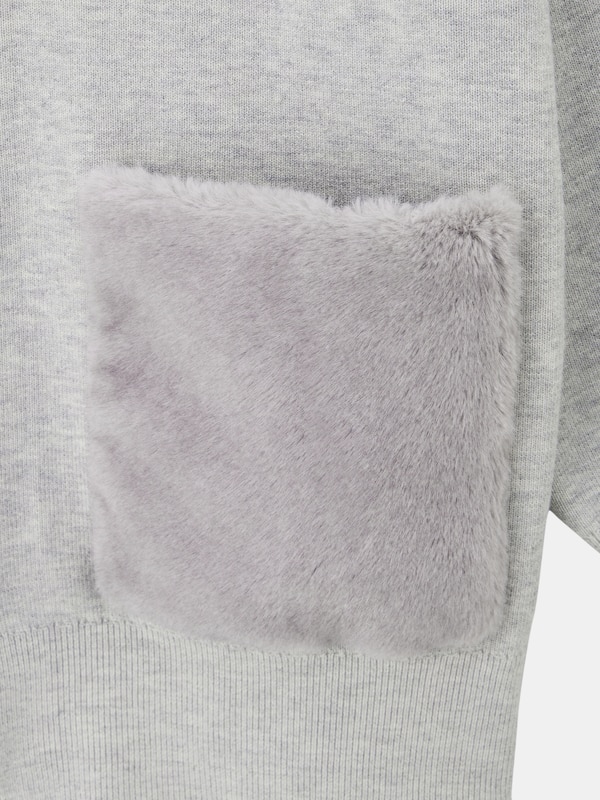 フェイクファーポケットカーディガン