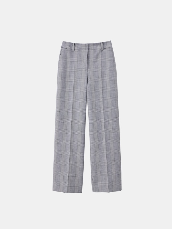 2024年モデル【丈長め】ワイドパンツ（ウォームリザーブ）チェック