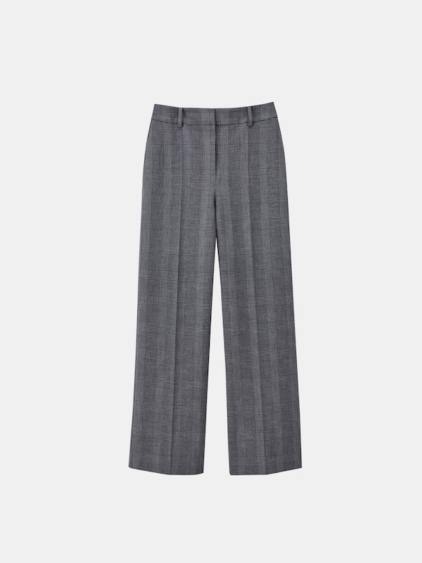 2024年モデル【丈長め】ワイドパンツ（ウォームリザーブ）チェック