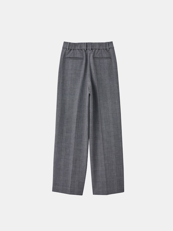 2024年モデル【丈長め】ワイドパンツ（ウォームリザーブ）チェック