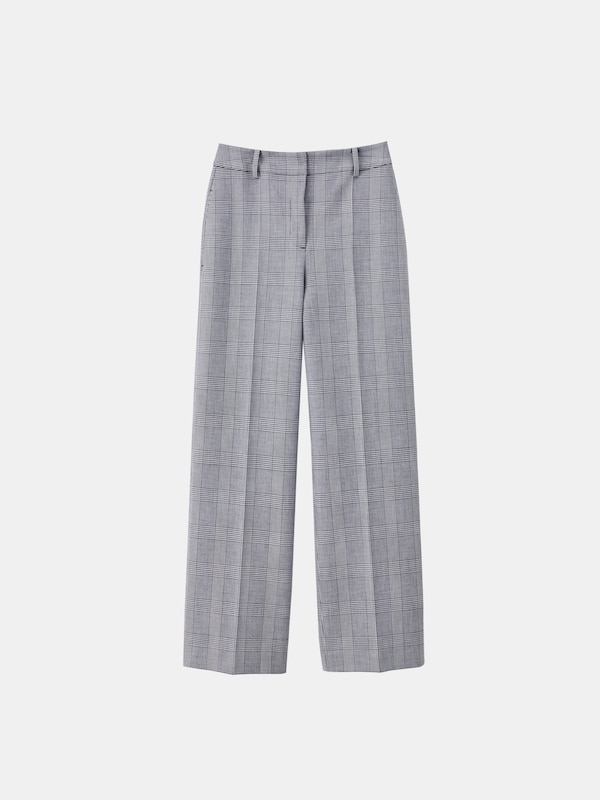 2024年モデル【丈長め】ワイドパンツ（ウォームリザーブ）チェック