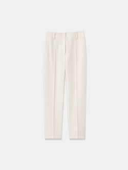 ヘリンボーンハイウエストテーパードパンツ