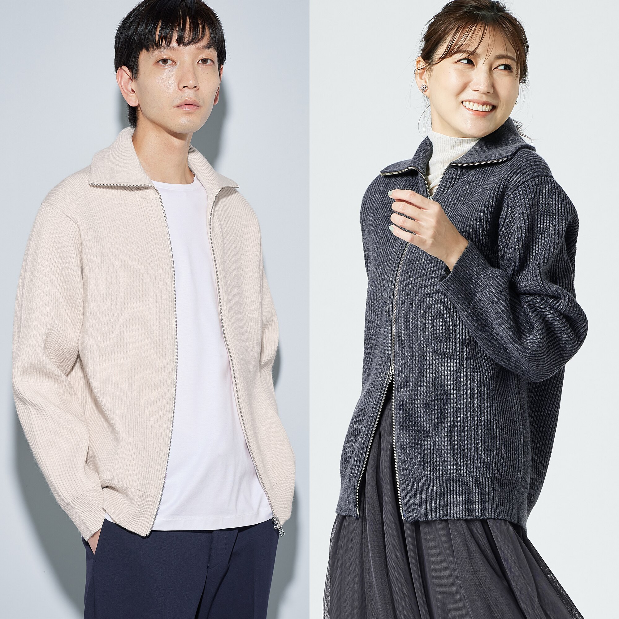 【seyto】プリンティングウールドライバーズニット stein / シュタイン】OVERSIZED DRIVERS KNIT ZIP JACKET
