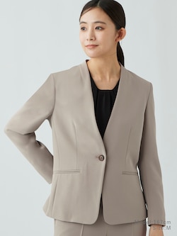 トリアセブレンドカラーレスジャケット