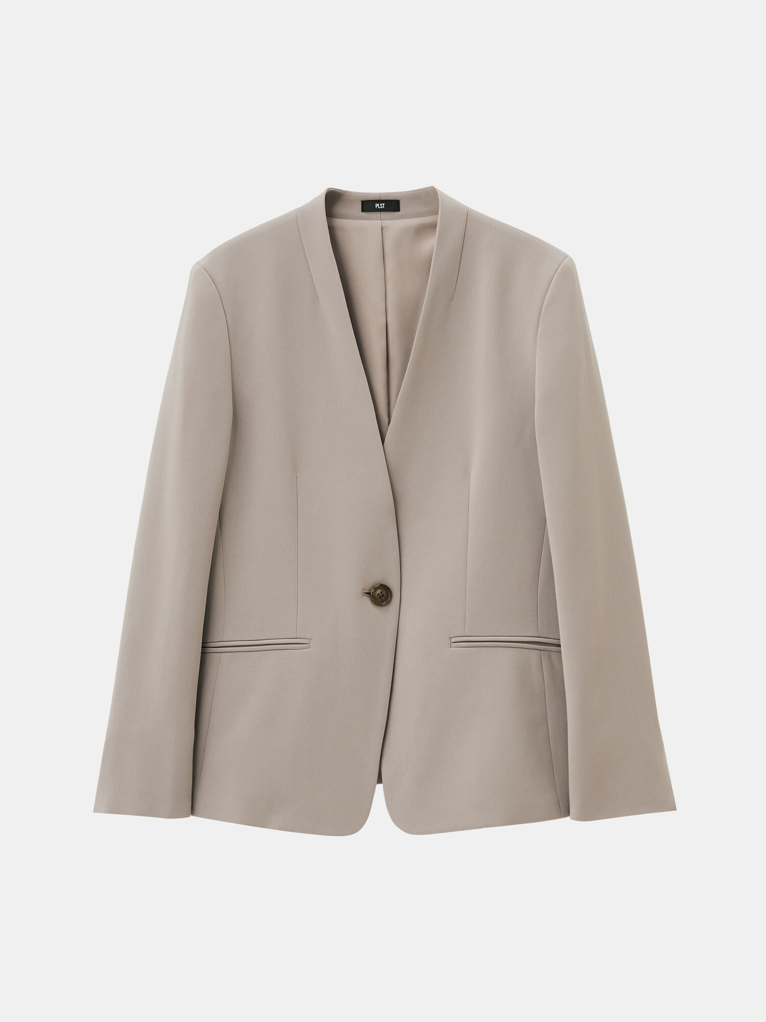 新品　プラステ　トリアセブレンドカラーレスジャケット　XL PLST(プラステ)公式 | トリアセブレンドカラーレスジャケット