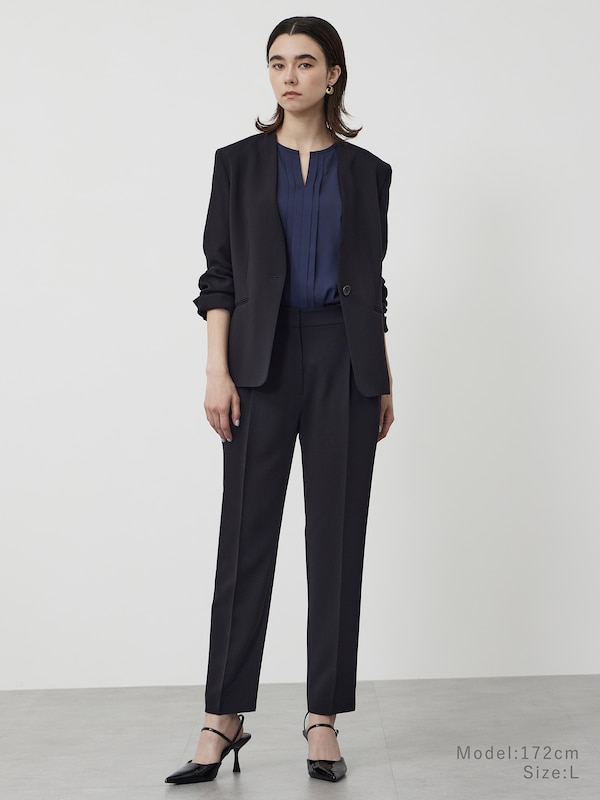 トリアセブレンドテーパードパンツ