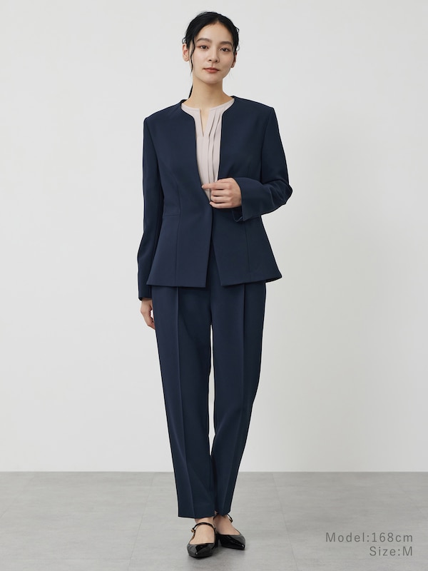 トリアセブレンドテーパードパンツ